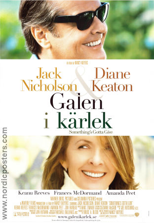 Galen i kärlek 2003 poster Jack Nicholson Diane Keaton Keanu Reeves Nancy Meyers Glasögon