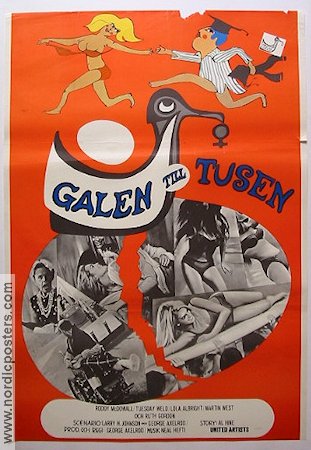 Galen till tusen 1966 poster Roddy McDowall