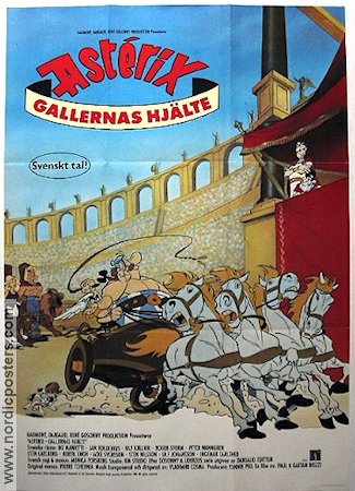 Gallernas hjälte 1987 poster Asterix Animerat Från serier
