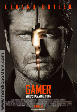Gamer 2009 poster Gerard Butler Michael C Hall Ludacris Mark Neveldine