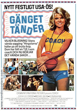 Gänget tänder 1978 poster Cathy Lee Crosby Michael Biehn Sport Skola