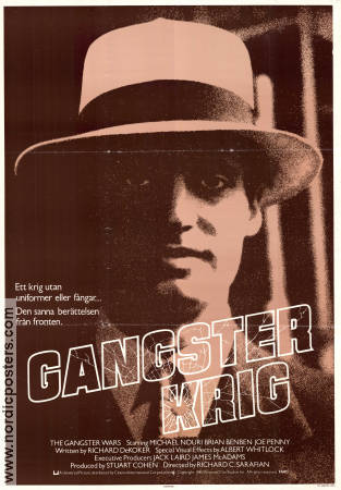 Gangsterkrig 1981 poster Michael Nouri Brian Benben Joe Penny Richard C Sarafian Maffia