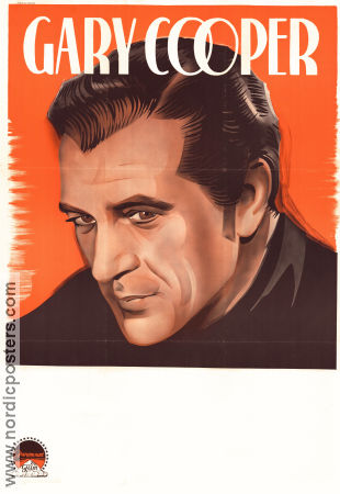 Gary Cooper stock poster 1936 poster Gary Cooper Filmbolag: Paramount Eric Rohman art