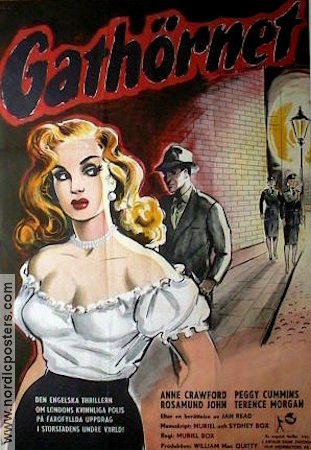 Gathörnet 1953 poster Anne Crawford
