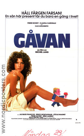 Gåvan 1982 poster Claudia Cardinale Pierre Mondy Michel Lang