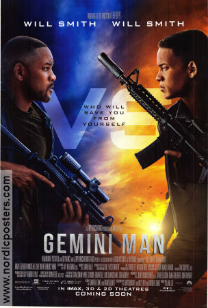 Gemini Man 2019 poster Will Smith Mary Elizabeth Winstead Clive Owen Ang Lee