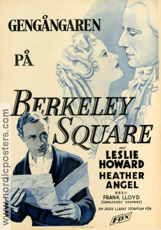 Gengångaren på Berkeley Square 1933 poster Leslie Howard Heather Angel Frank Lloyd