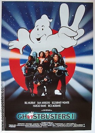 Ghostbusters 2 1989 poster Bill Murray Dan Aykroyd Harold Ramis
