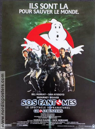 Ghostbusters 1984 poster Rick Moranis Bill Murray Dan Aykroyd Sigourney Weaver Harold Ramis Hitta mer: Large poster