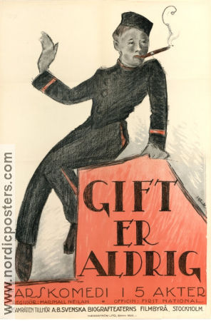 Gift er aldrig 1920 poster Matt Moore Marjorie Daw Marshall Neilan