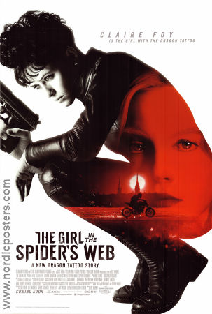 The Girl in the Spider´s Web 2018 poster Claire Foy Beau Gadsdon Sverrir Gudnason Fede Alvarez