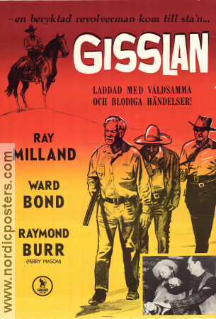 Gisslan 1955 poster Mary Murphy Ward Bond Ray Milland