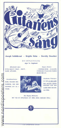 Gitarrens sång 1932 poster Brigitte Helm