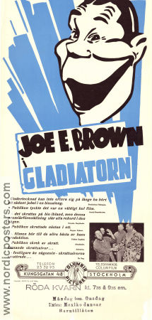 Gladiatorn 1938 poster Joe E Brown