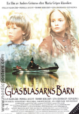 Glasblåsarns barn 1998 poster Lena Granhagen Stellan Skarsgård Anders Grönros Text: Maria Gripe Barn