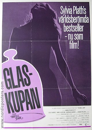 Glaskupan 1982 poster Julie Harris Silvia Plath