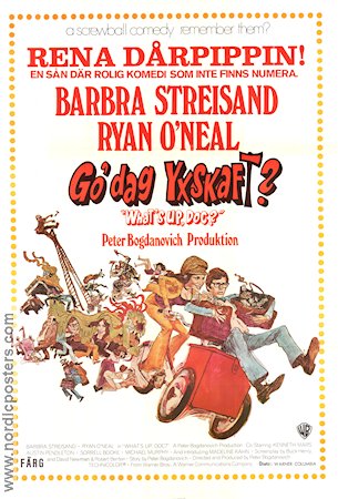 Go dag yxskaft 1972 poster Barbra Streisand Peter Bogdanovich