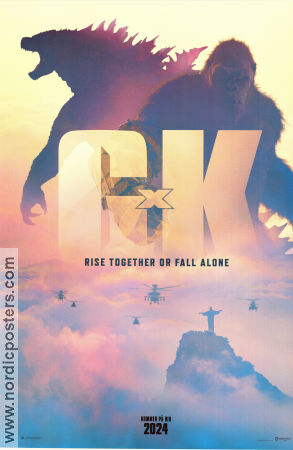 Godzilla vs Kong 2021 poster Alexander Skarsgård Millie Bobby Brown Rebecca Hall Adam Wingard