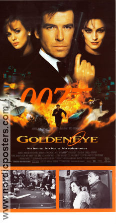 Goldeneye 1995 poster Pierce Brosnan Izabella Scorupco Sean Bean Martin Campbell