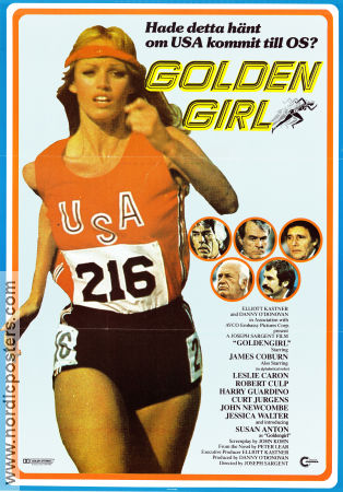 Goldengirl 1979 poster James Coburn Susan Anton Joseph Sargent Sport Olympiader