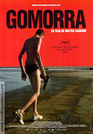 Gomorra 2008 poster Gianfelice Imparato Salvatore Abbruzzese Toni Servillo Matteo Garrone Strand Vapen Gäng