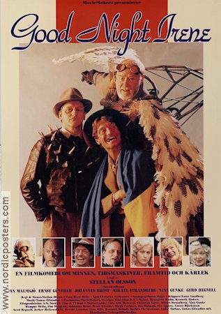 Good Night Irene 1994 poster Johannes Brost Stellan Olsson Danmark