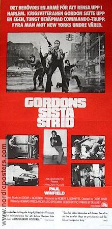 Gordons sista strid 1974 poster Paul Winfield Black Cast