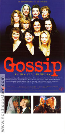 Gossip 2000 poster Pernilla August Helena Bergström Lena Endre Stina Ekblad Ewa Fröling Suzanne Reuter Marie Richardson Margaretha Krook Colin Nutley Damer