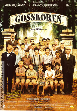 Gosskören 2004 poster Gérard Jugnot Francois Berléand Jean-Baptiste Maunier Christophe Barratier