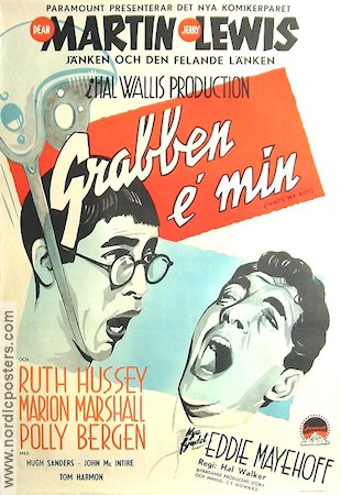 Grabben e min 1951 poster Jerry Lewis Dean Martin