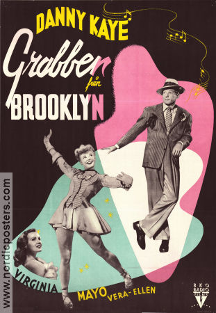 Grabben från Brooklyn 1946 poster Danny Kaye Virginia Mayo Vera-Ellen Norman Z McLeod Boxning Sport