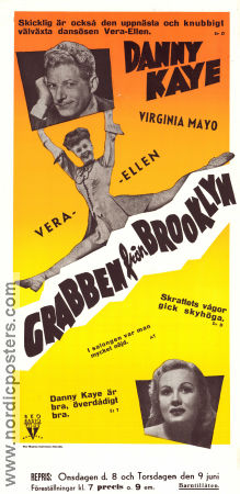 Grabben från Brooklyn 1946 poster Danny Kaye Virginia Mayo Vera-Ellen Norman Z McLeod Sport