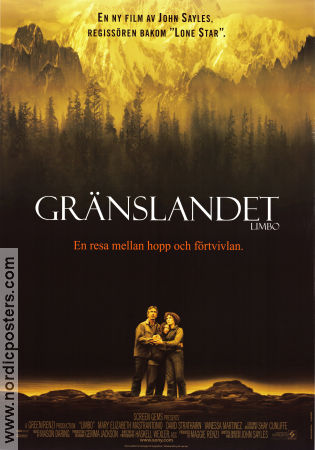 Gränslandet 1998 poster David Strathairn Mary Elizabeth Mastrantonio Vanessa Martinez John Sayles Berg