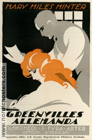 Greenvilles allehanda 1918 poster Mary Miles Minter Allan Forrest Henry King