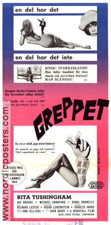 Greppet 1965 poster Rita Tushingham Ray Brooks Michael Crawford Richard Lester