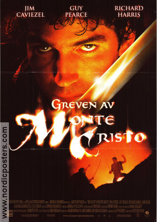 Greven av Monte Cristo 2002 poster Jim Caviezel Guy Pearce Christopher Adamson Kevin Reynolds