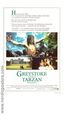 Greystoke legenden om Tarzan 1984 poster Ralph Richardson Ian Holm Hugh Hudson Hitta mer: Tarzan