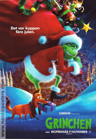 Grinchen 2018 poster Benedict Cumberbatch Yarrow Cheney Animerat Helger