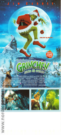 Grinchen julen är stulen 2000 poster Jim Carrey Taylor Momsen Kelley Ron Howard Helger