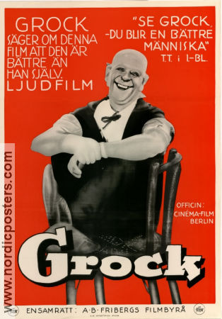 Grock 1931 poster Grock Liane Haid Carl Boese Cirkus