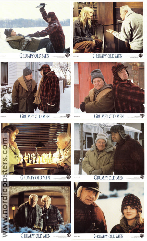 Grumpy Old Men 1993 lobbykort Jack Lemmon Walter Matthau Ann-Margret Donald Petrie