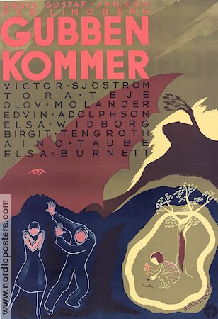 Gubben kommer 1939 poster Victor Sjöström Tora Teje Birgit Tengroth