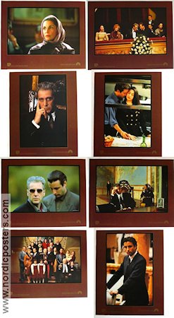 Gudfadern 3 1990 lobbykort Al Pacino Diane Keaton Andy Garcia Francis Ford Coppola Maffia