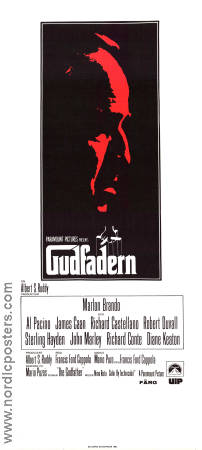 Gudfadern 1972 poster Marlon Brando Al Pacino James Caan Francis Ford Coppola Maffia