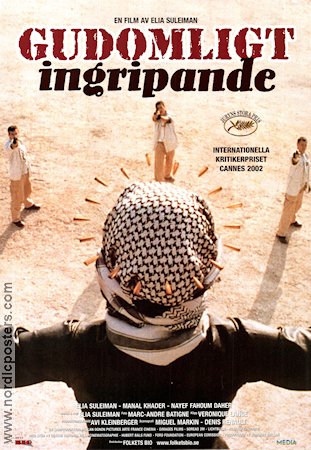 Gudomligt ingripande 2002 poster Elia Suleiman