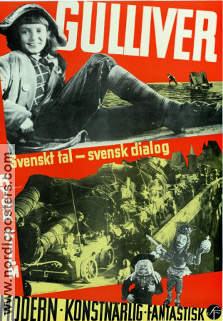 Gulliver 1935 poster Vladimir Konstantinov Ivan Yudin Aleksandr Ptushko Ryssland