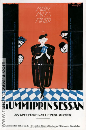 Gummiprinsessan 1919 poster Mary Miles Minter Edward Jobson Lloyd Ingraham