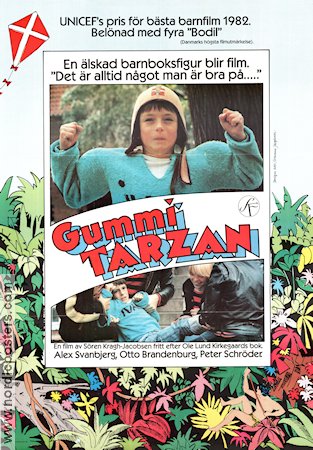 Gummi-Tarzan 1981 poster Alex Svanbjerg Otto Brandenburg Peter Schröder Sören Kragh-Jacobsen Danmark