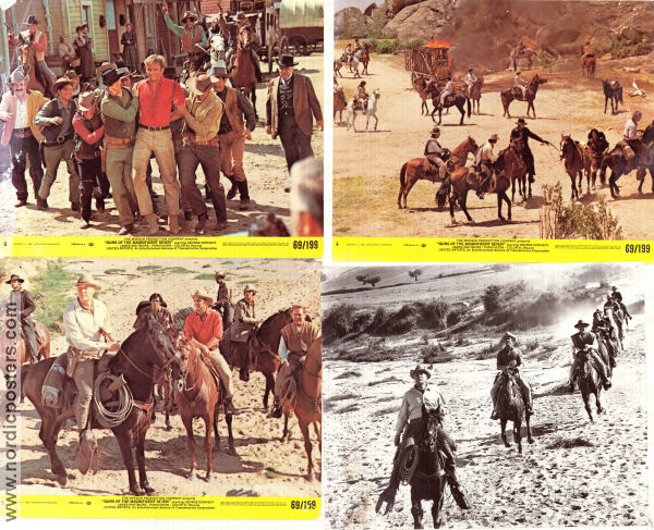 Guns of the Magnificent Seven 1969 lobbykort George Kennedy James Whitmore Monte Markham Paul Wendkos