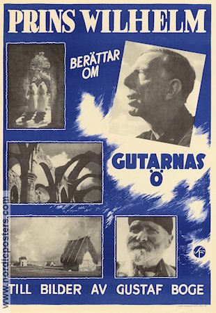 Gutarnas ö 1940 poster Prins Wilhelm